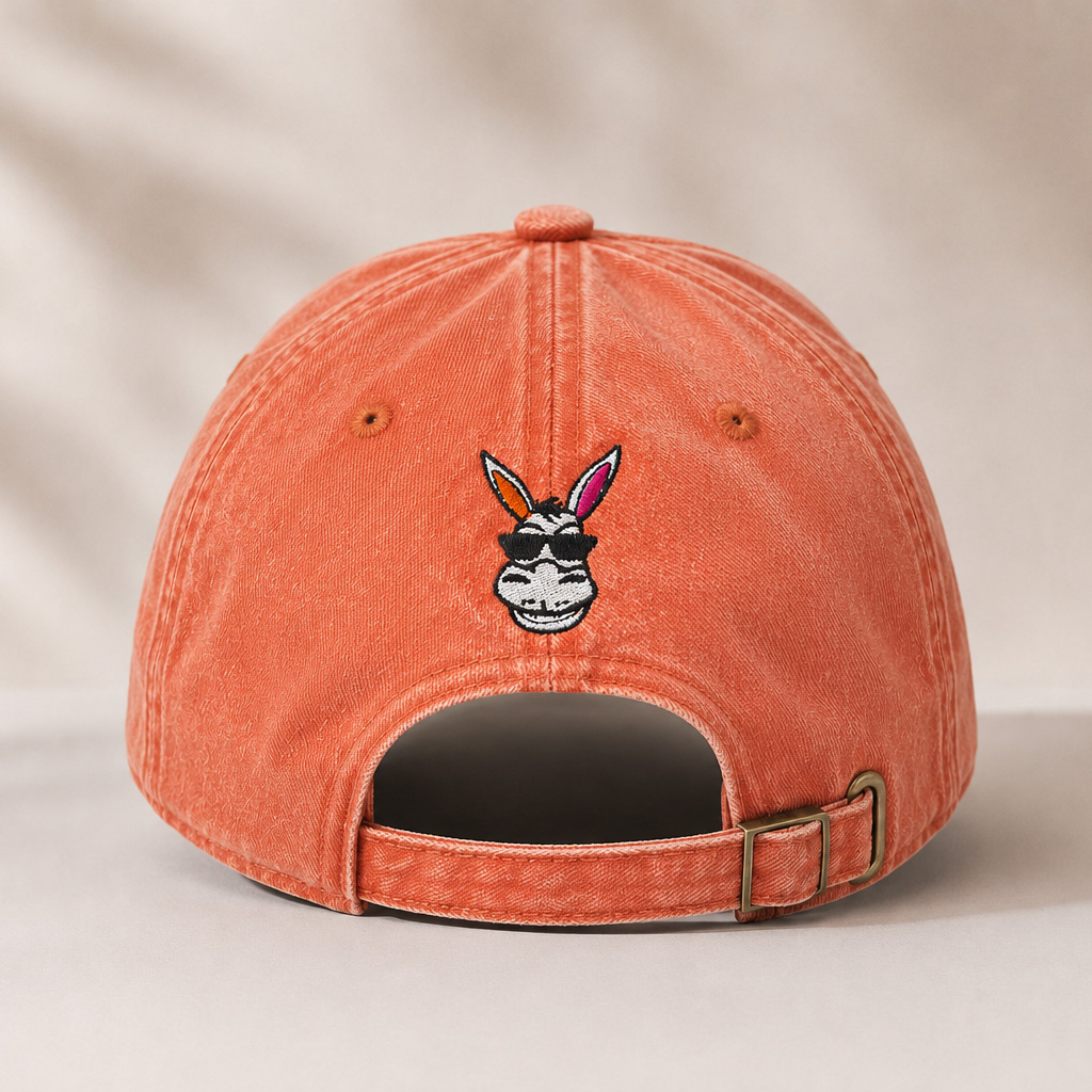 Heemskerk Since 1063 | Cap Vintage Orange | Geborduurd - Afbeelding 3