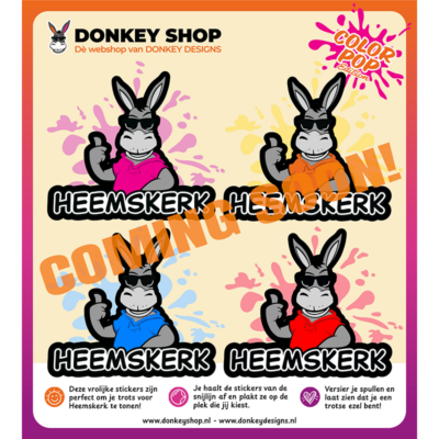 Heemskerk stickervel Color Pop
